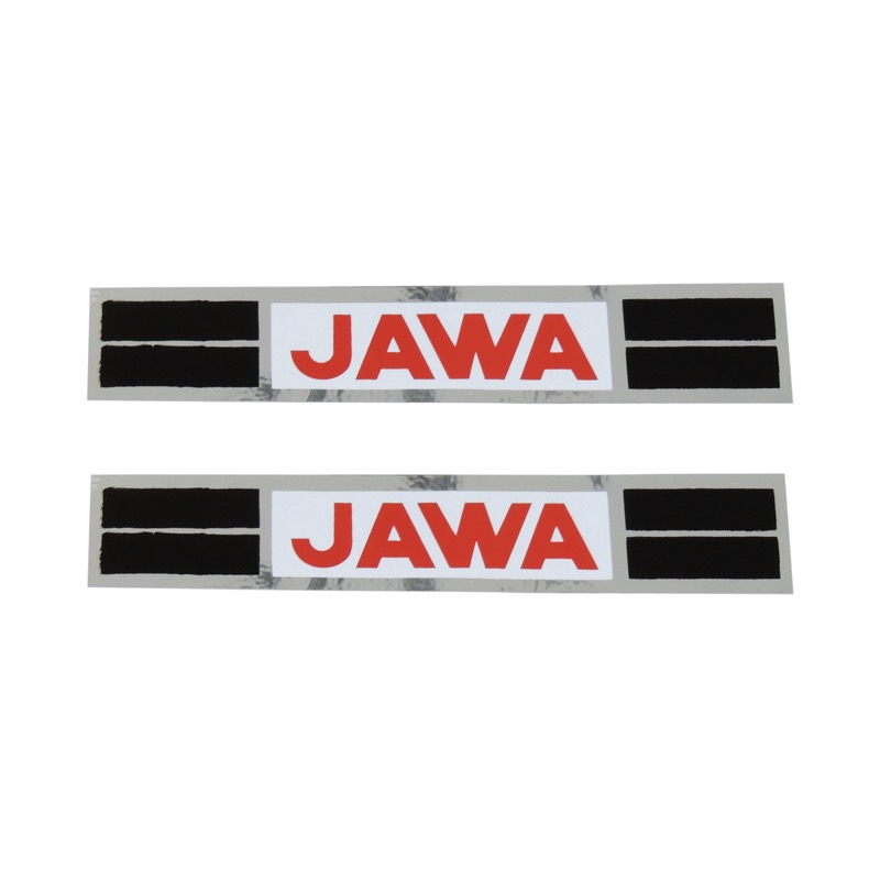 Stickers (2pcs), 160x30mm - JAWA 