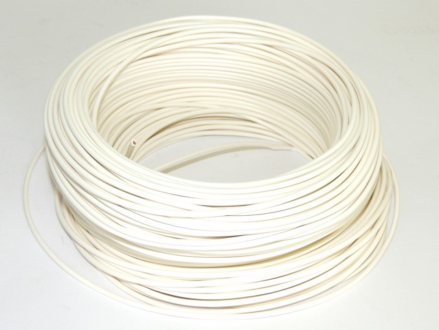 Cable 0,75 mm - WHITE (price per meter)