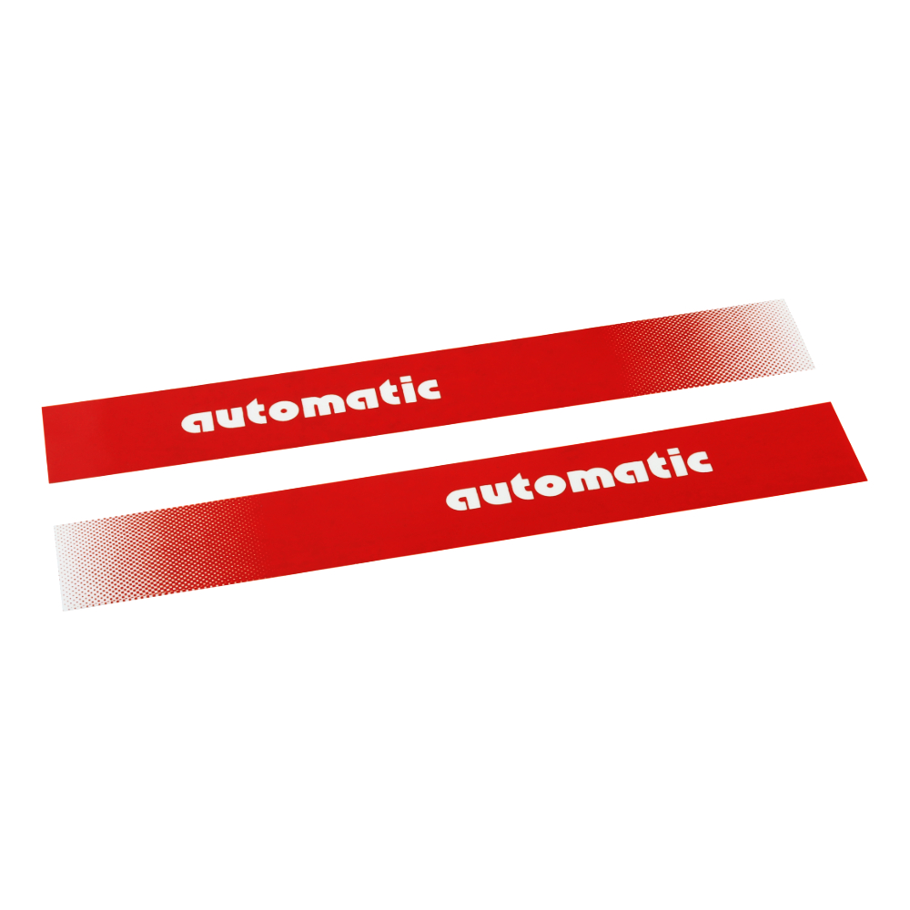 Stickers "automatic", RED (2 pcs) - Manet Korado