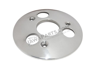Cover of wheel hub, REAR (POLISHED) - JAWA 50 555,05
