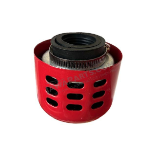 Air filter Sport D28-35, cover/direct, RED - UNI