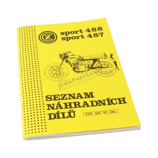 Catalog of spare parts - ČZ 487-488