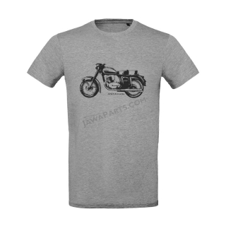 T-Shirt (L), grey - JAWA Kývačka