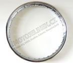 Wheel rim 16x1,85 CHROME (TWN) - JAWA, ČZ