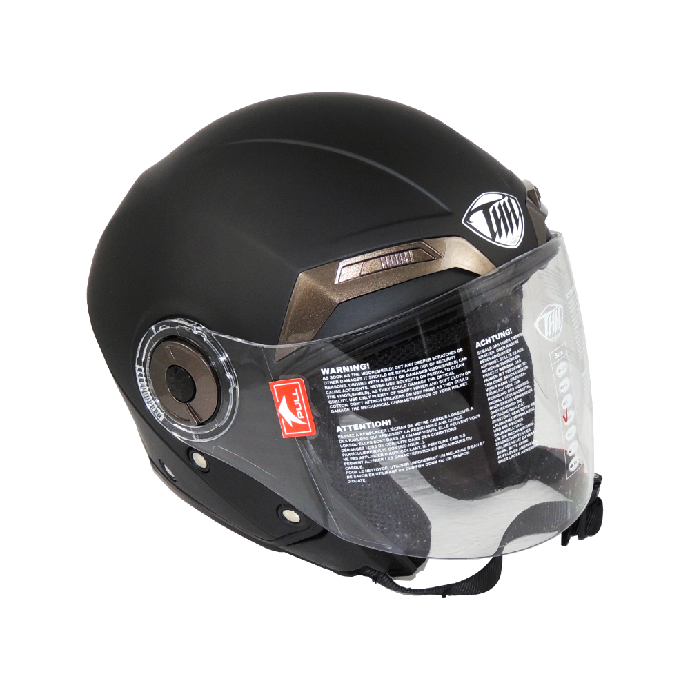 Helmet (L) MSK-THH (BLACK MATT)