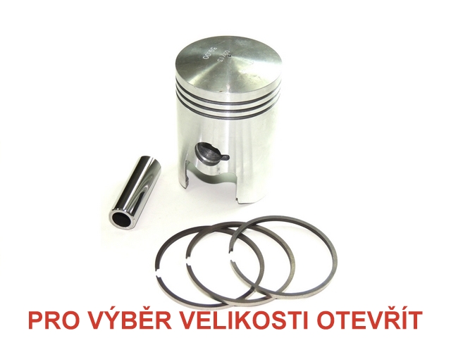 Piston set 58,25 (pin 16) - JAWA-ČZ 175, ČZ 175