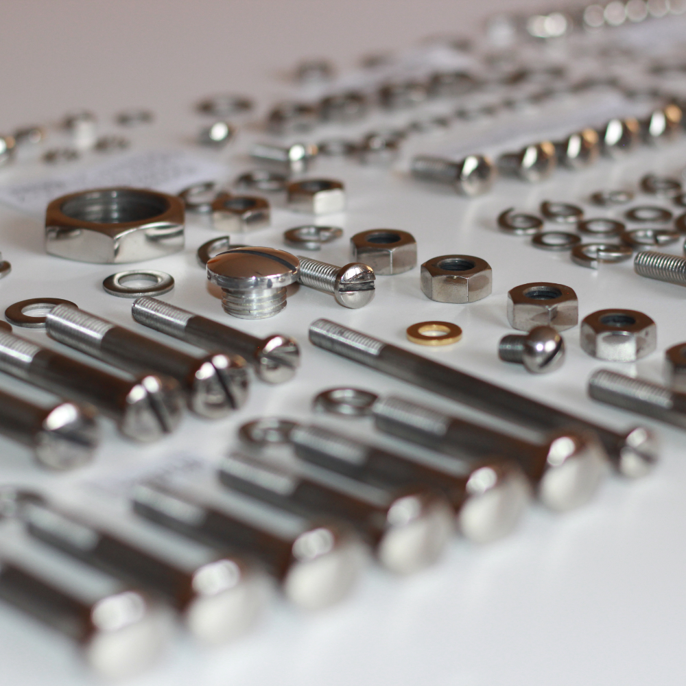 Complete set of screws, ZINC - JAWA 250 Panelka
