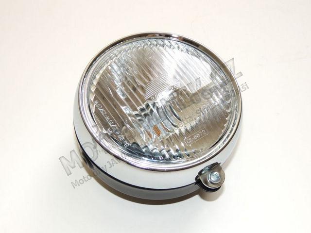 Headlamp front, round (replacement) - Babetta 210