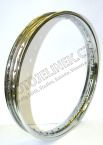 Wheel rim 16x1,4 CHROME (TWN) - Babetta