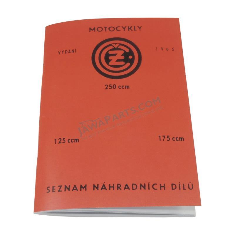 Literature & catalogs | Catalog of spare parts - ČZ 453, 450