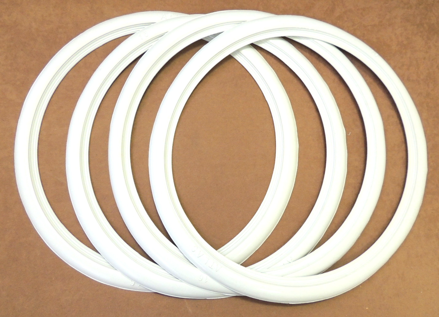 White hem for tires  16" ( Jawa,CZ ) Set 4Pcs