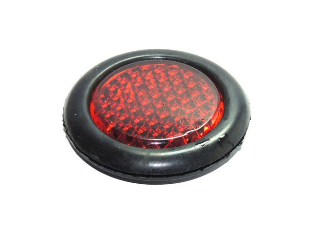 Reflector in rubber, BLACK - JAWA, ČZ