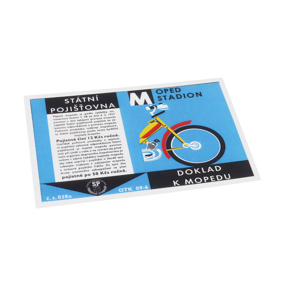 Document of moped - Stadion S11