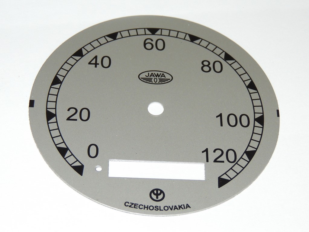 Watchface of speedometer 120 km - Pérák (FJ)