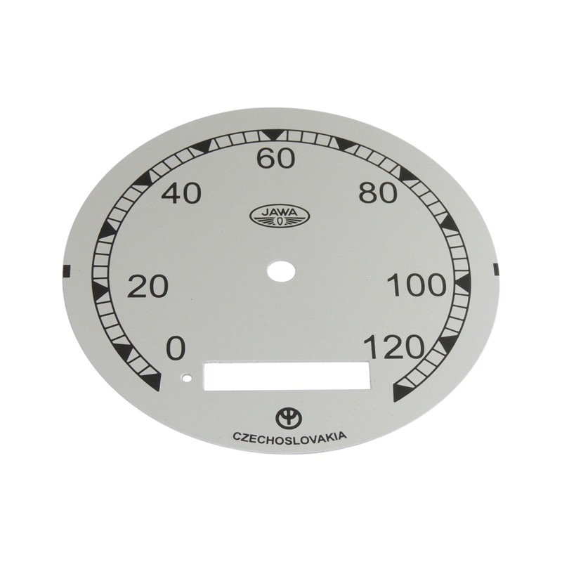 Dial of speedometer 120 km/h - Pérák (FJ K)