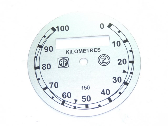 Dial speedometer 100 km/h - 125/150 ČZ