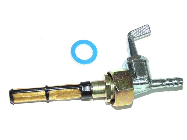Fuel tap-JAWA-CZ-long lever with nut
