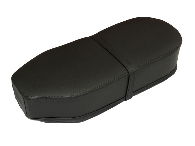 Seat cover (straight), BLACK - JAWA Panelka, ČZ
