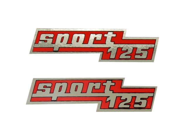 Stickers for boxes (2pcs) - ČZ 125 SPORT