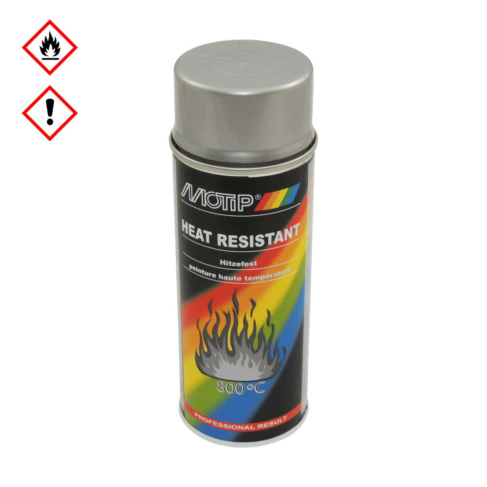 MOTIP - Refractory paint for cylinders and exhausts, SILVER (HEAT RESISTANT)