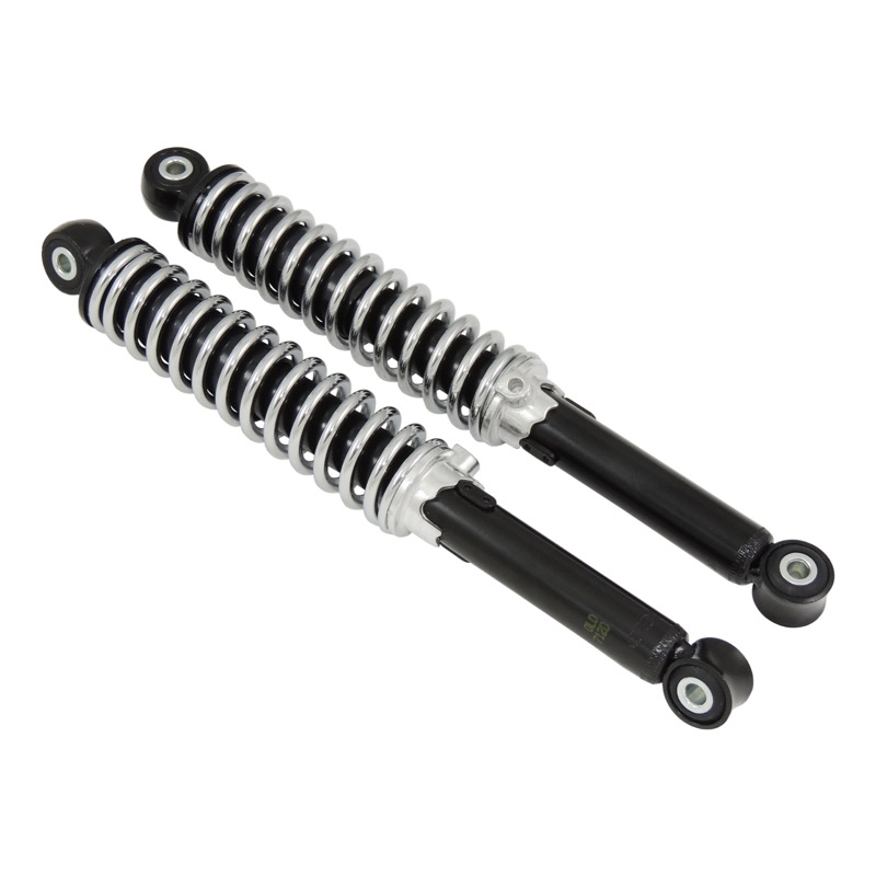 Shock absorbers, rear (set 2 pcs) CHROME - Pionýr, Babetta, Korádo