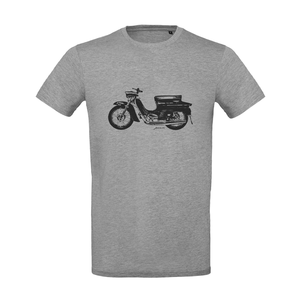 T-Shirt (M), grey - JAWA 50 type 20