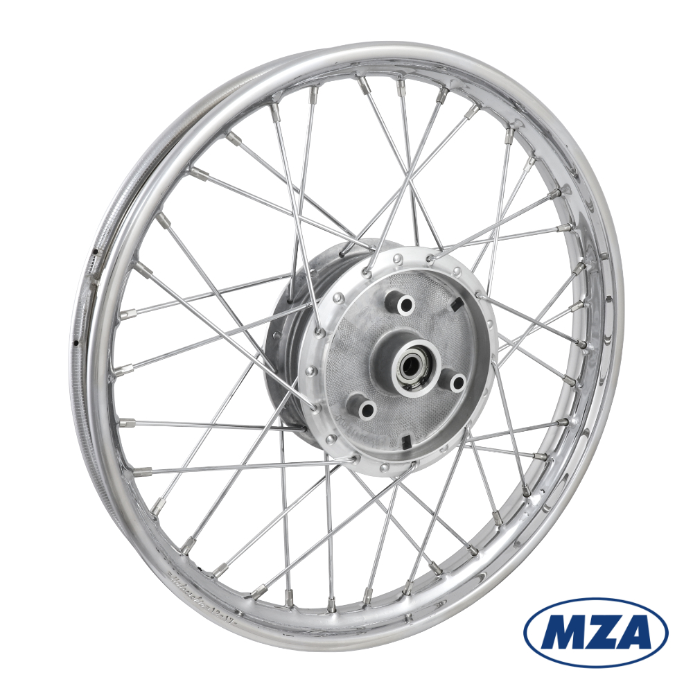 Wheel complete 16x1,5 (MZA), STEEL RIM - Simson