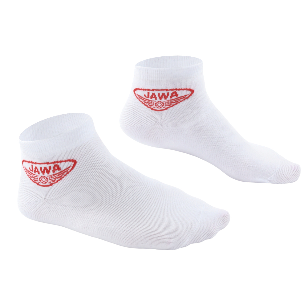 Ankle socks (42-46), WHITE - Logo of JAWA