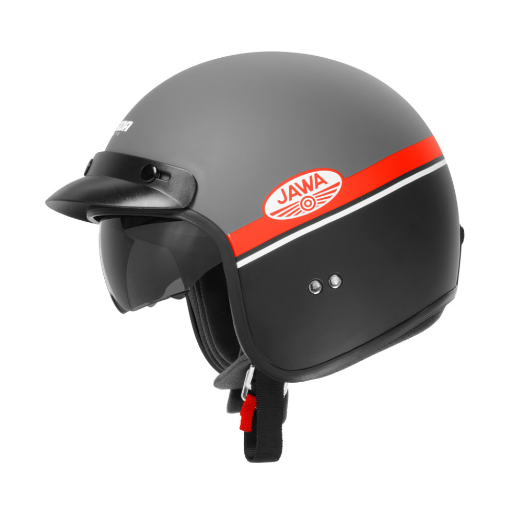 Helmet (S) OXYGEN JAWA OHC, CASSIDA (GREY MATT)