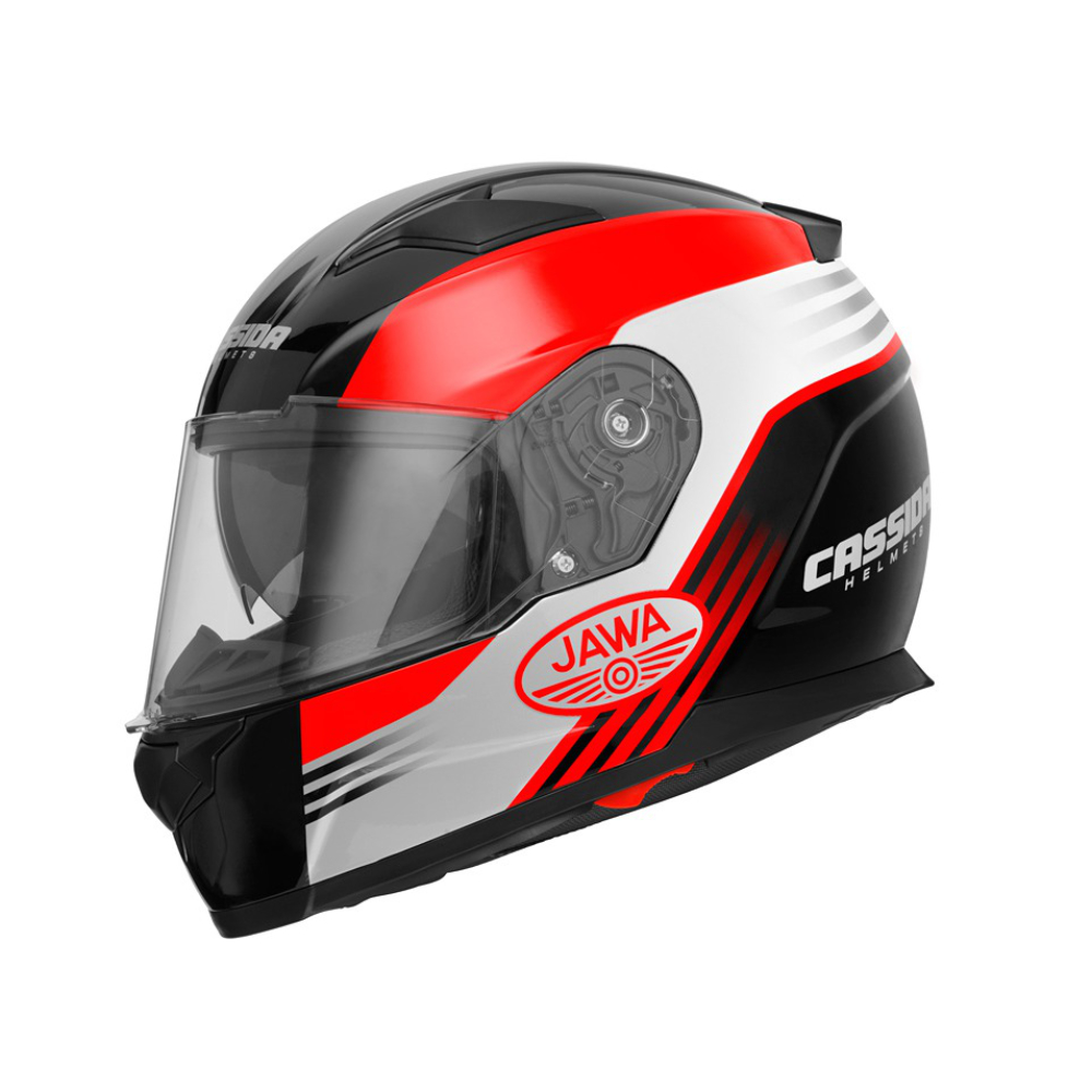 Helmet (S) APEX JAWA OHC, CASSIDA (RED-BLACK)