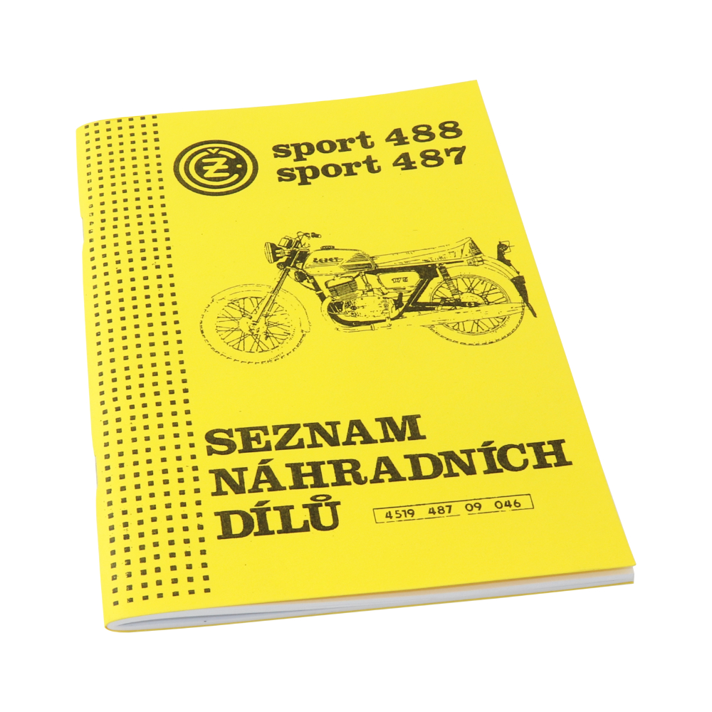 Catalog of spare parts - ČZ 487-488