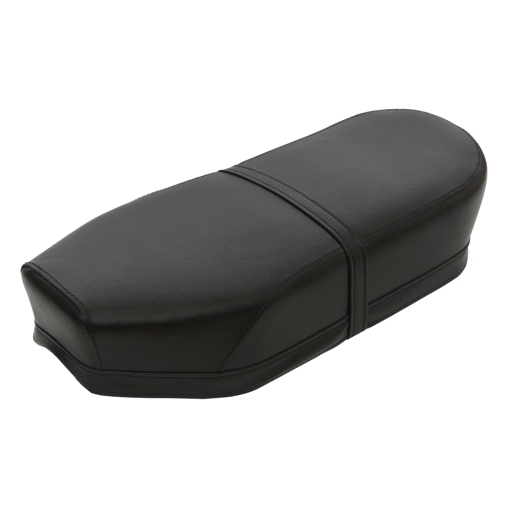 Seat cover (straight), BLACK (TUR) - JAWA Panelka, ČZ