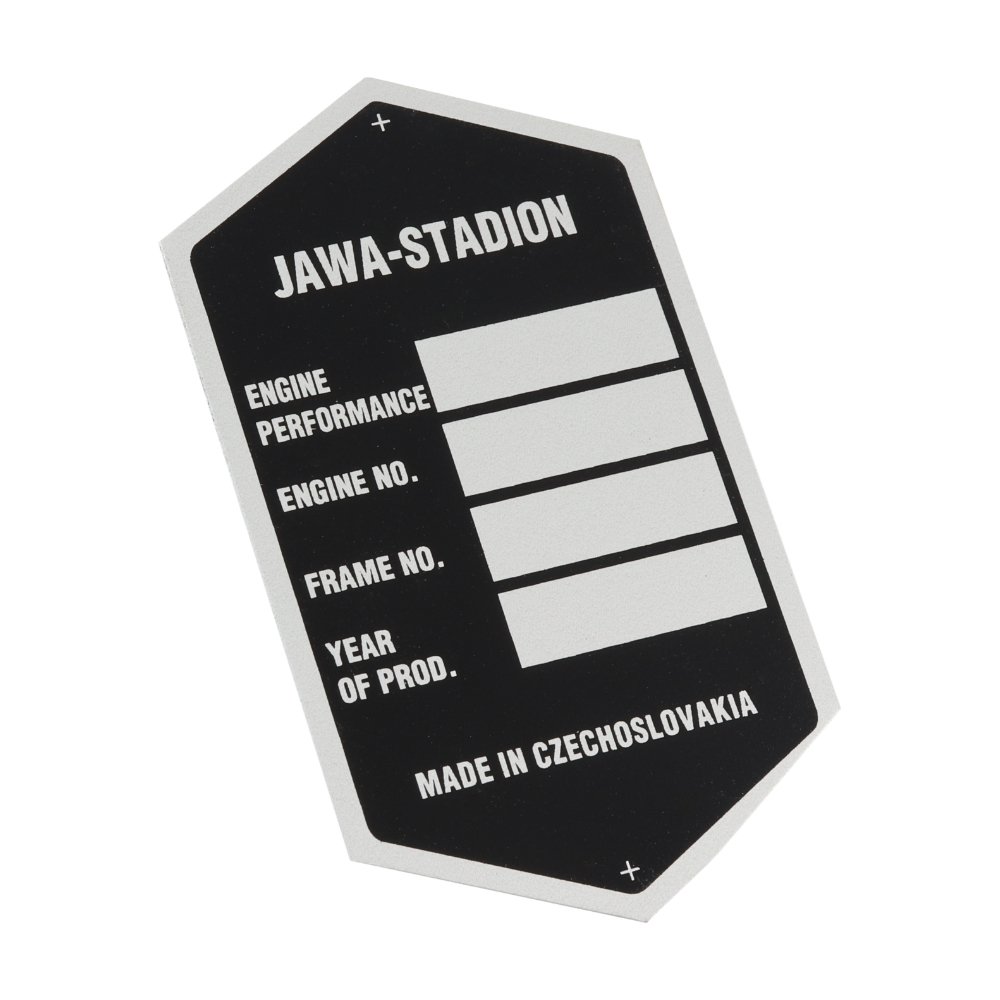 Frame label (printed), BLACK - Stadion S23