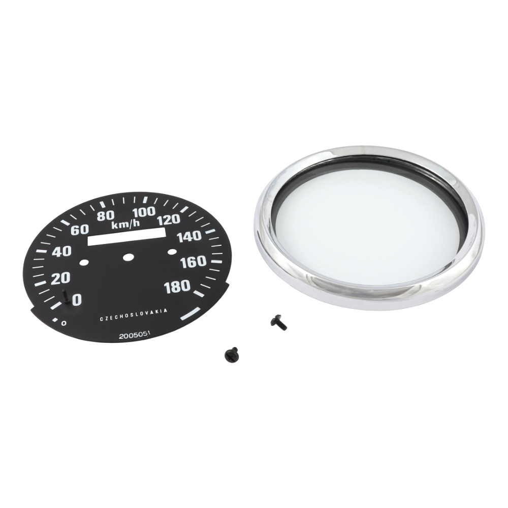 Speedometer repair kit 180km/h - JAWA 350 634-640, ČZ 487-488