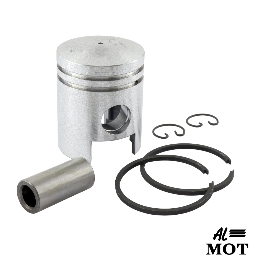 Piston set 39,00 (pin 14) AK20, (ALMOT) - Babetta