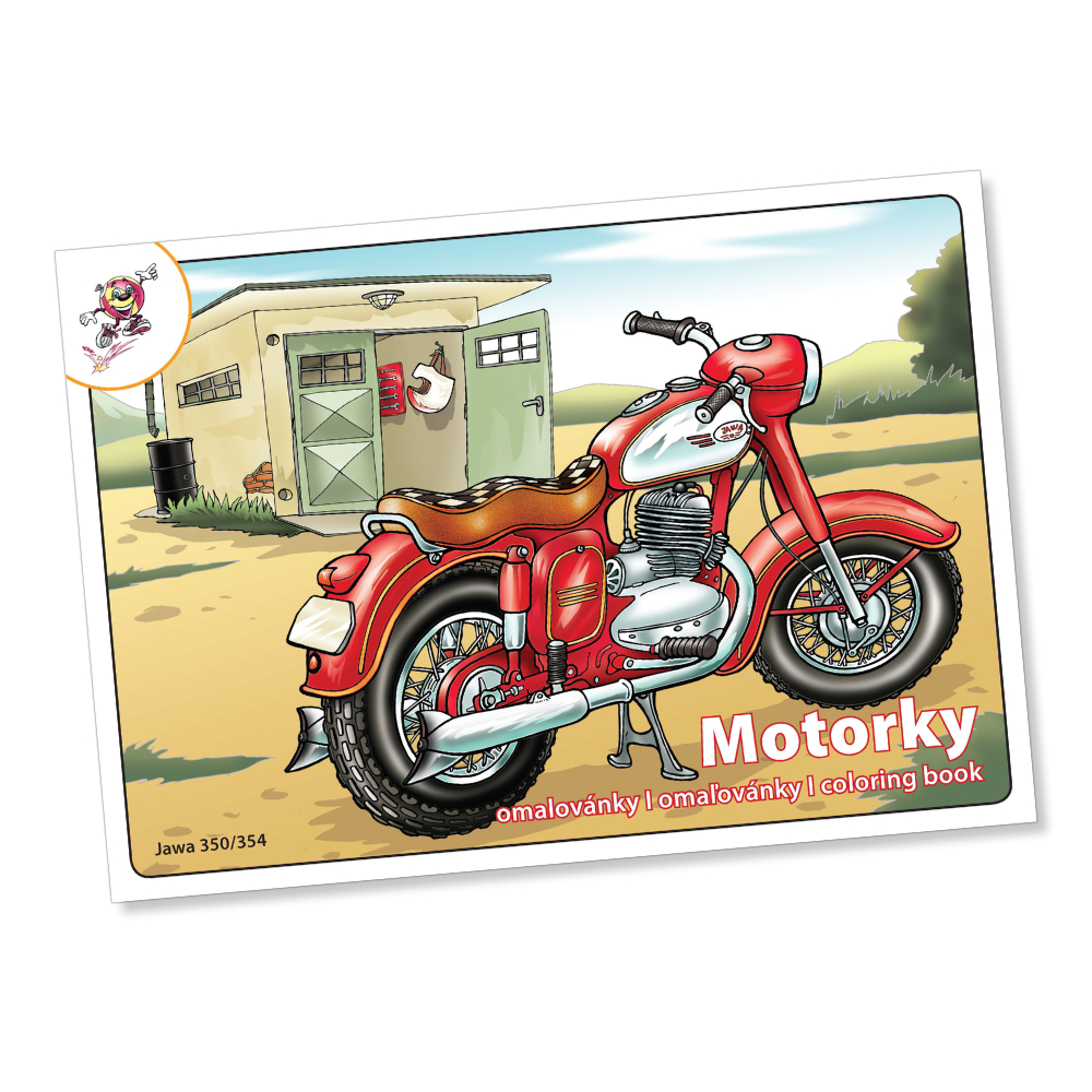 Colouring book - Motorcycles JAWA & ČZ