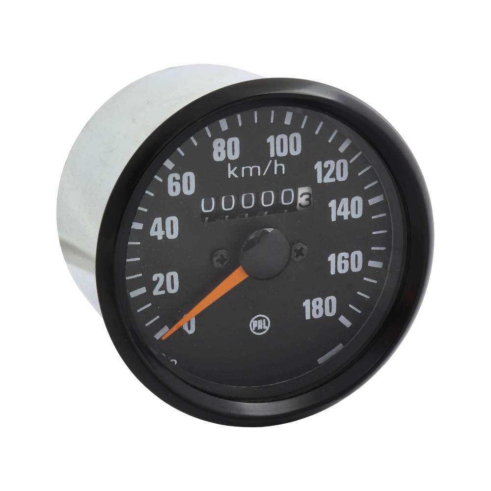 Speedometer 180km/h, orange hand (TWN) - JAWA 350 634-640, ČZ 487-488