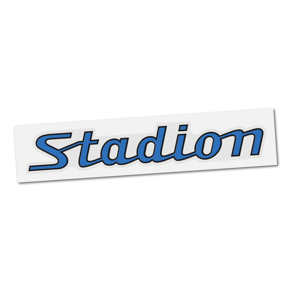 Sticker Stadion (inscription), BLUE (1pc)