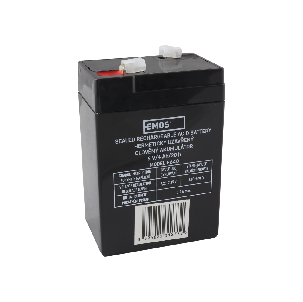 Auxiliary battery EMOS 6V 4Ah (CZ), AGM