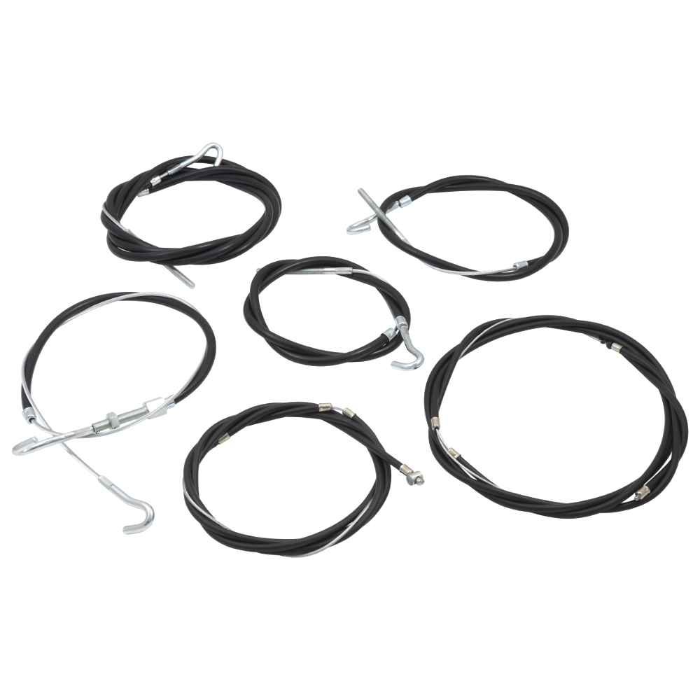 Set of bowdens (6pcs) - Velorex 350 (three-wheeled)