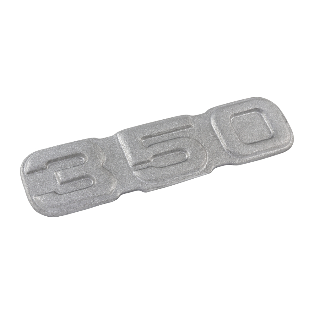 Logo of box "350", cast aluminum - JAWA 350 634