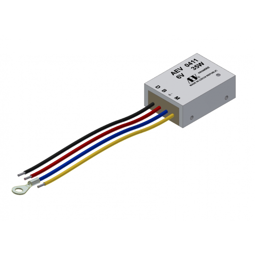 Dynamo regulator 6V/35W (-) AEV 0411