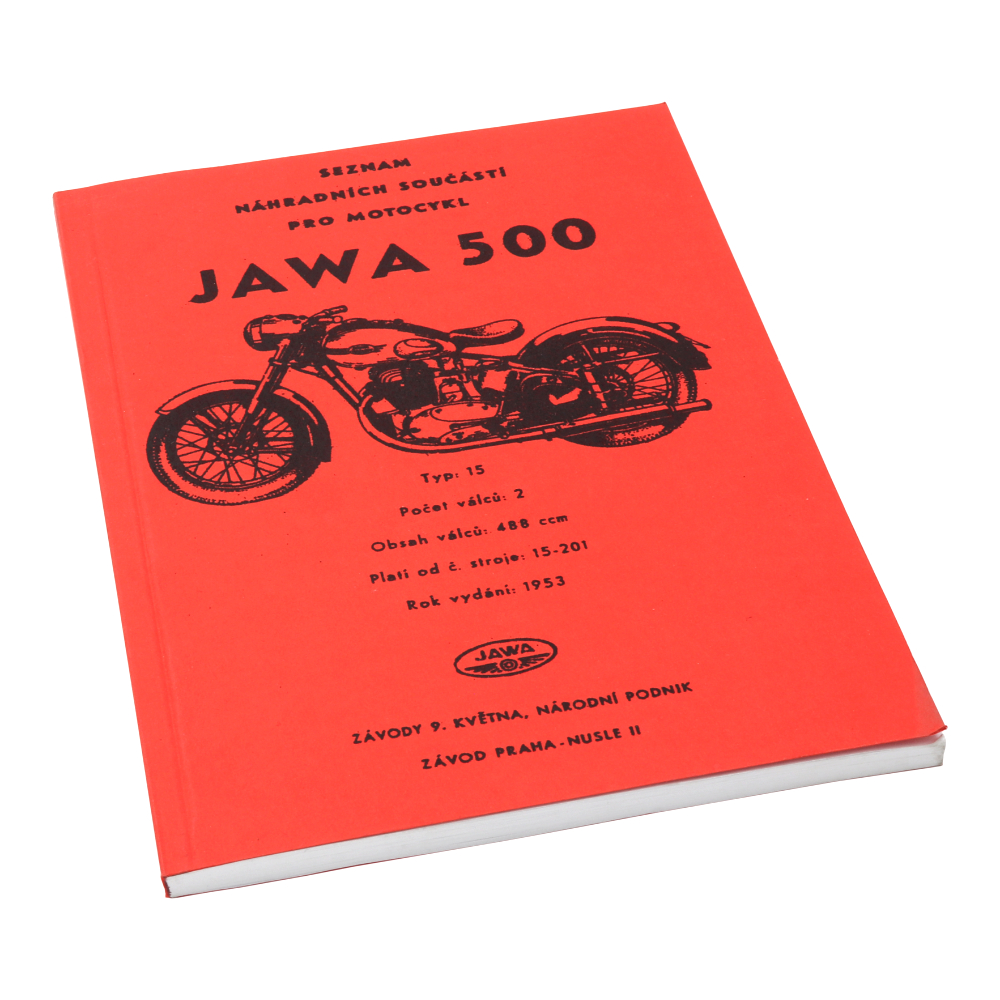 Spare parts catalog - JAWA 500 OHC