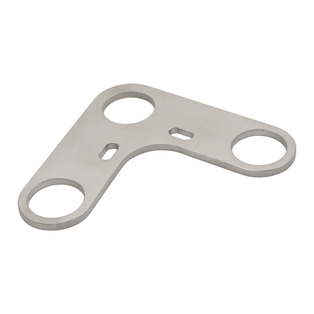 Girder of steering, UPPER (glasses), STAINLESS 5mm, TUNING (CZ) - JAWA 50 Pionýr