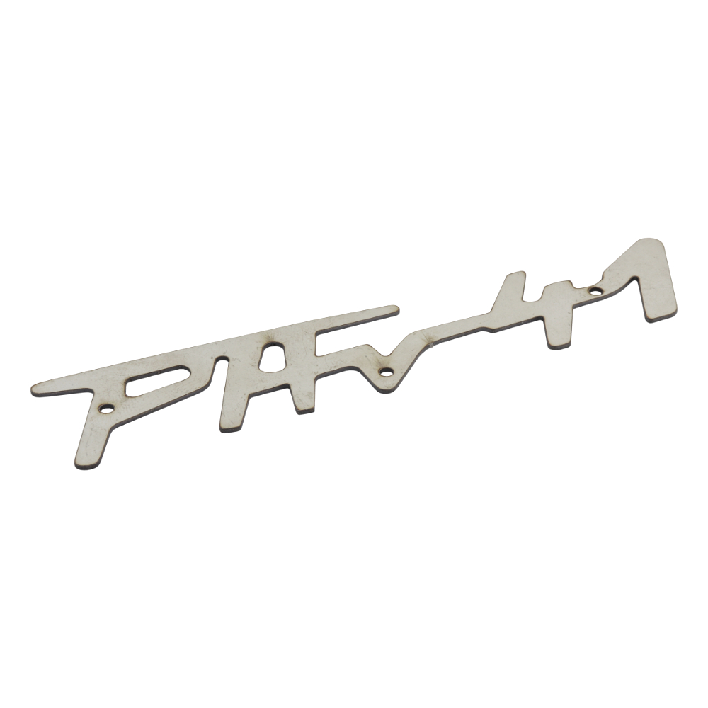 Logo on trolley - PAV 40