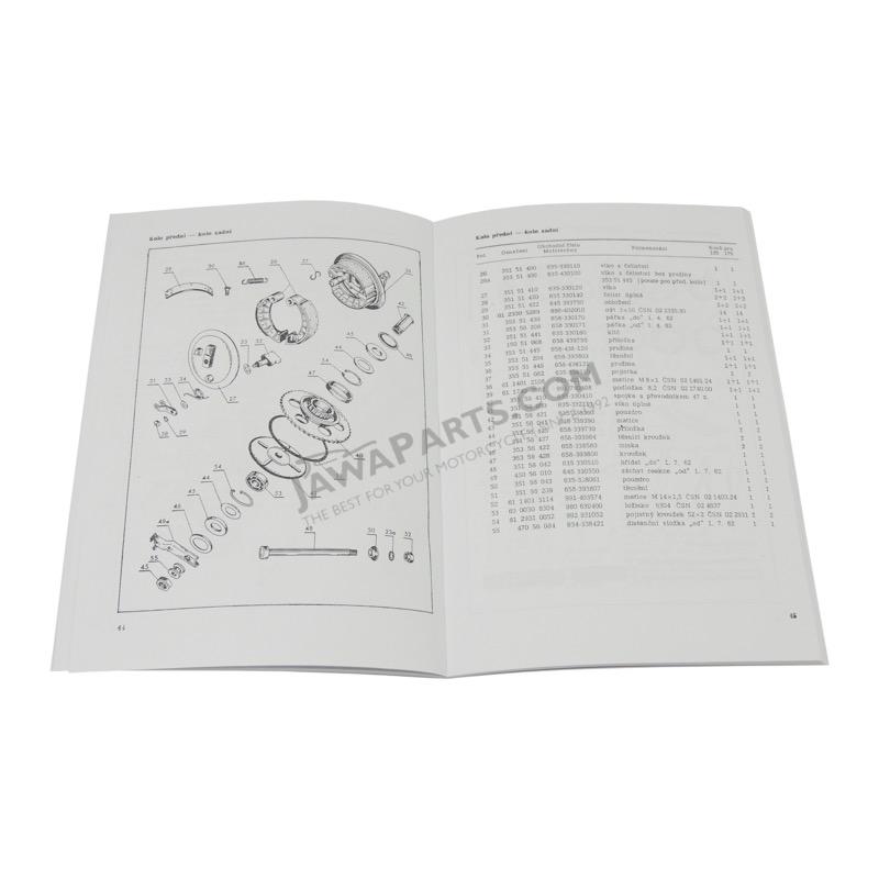 Literature & catalogs | Catalog of spare parts - ČZ 453, 450