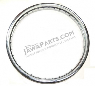 Wheel rim 19x1,85 CHROME (IND) - JAWA 500 OHC