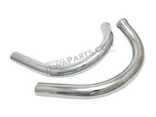 Exhaust elbows L+R, LONG (TWN) - JAWA 350 638