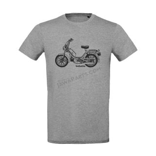 T-Shirt (L), grey - JAWA Babetta