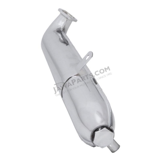 Exhaust silencer complete, pressed (EU) - JAWA 50 555